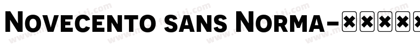 Novecento sans Norma字体转换